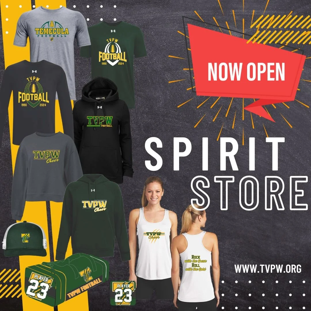 Temecula Valley Pop Warner Store — Temecula Valley Pop Warner